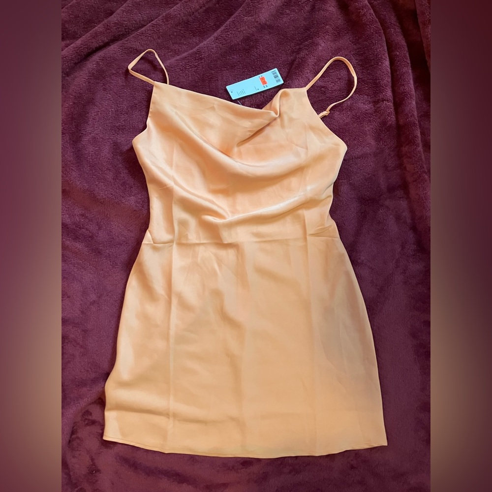 UO Mallory Cowl Neck Slip Dress Urban Outfitters - Picture 3 of 7